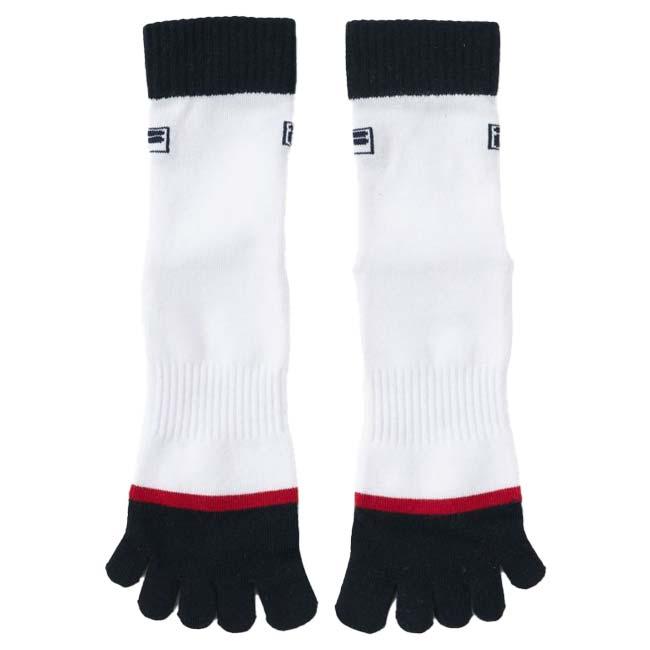 FILA(フィラ) 2025 FW メンズ バイカラー 切替配色 五本指ソックス 1足入り 吸湿発熱 持続消臭 785-932(25y10m) | FILA | 08