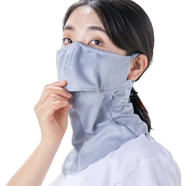 MARUFUKU ヤケーヌ ヤケーヌ 爽COOL 爽クール マーメイド スナップ式 セミロング丈 鼻芯 日焼け防止専用 UVカットマスク 打ち水効果 561／562／563(25y7m) |  | 02