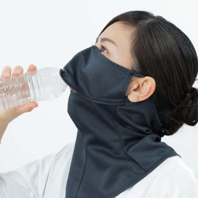 MARUFUKU ヤケーヌ ヤケーヌ 爽COOL 爽クール マーメイド スナップ式 セミロング丈 鼻芯 日焼け防止専用 UVカットマスク 打ち水効果 561／562／563(25y7m) |  | 03