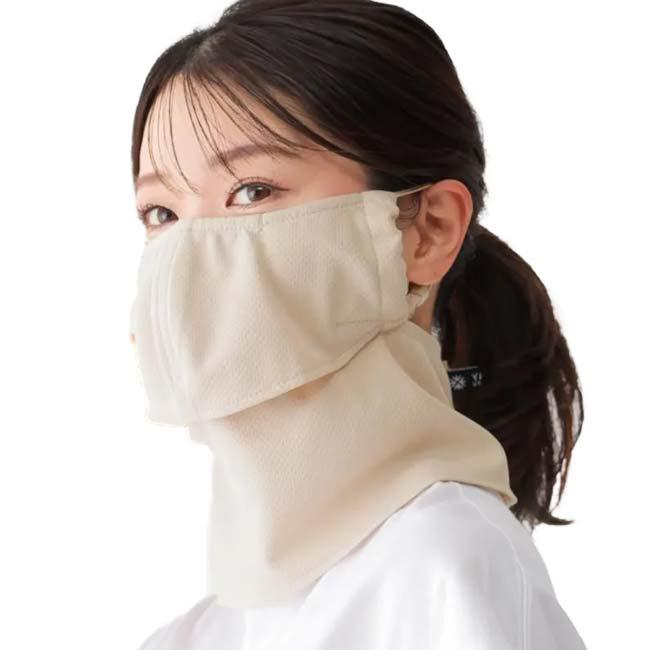 スナップボタンタイプ 丸福繊維(MARUFUKU)ヤケーヌ 爽クール SoCool フェイスカバー 日焼け防止 UVカット 熱中症対策 526／527／528／529／530(26y3m) |  | 03