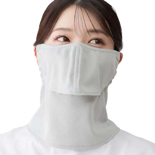 スナップボタンタイプ 丸福繊維(MARUFUKU)ヤケーヌ 爽クール SoCool フェイスカバー 日焼け防止 UVカット 熱中症対策 526／527／528／529／530(26y3m) |  | 04