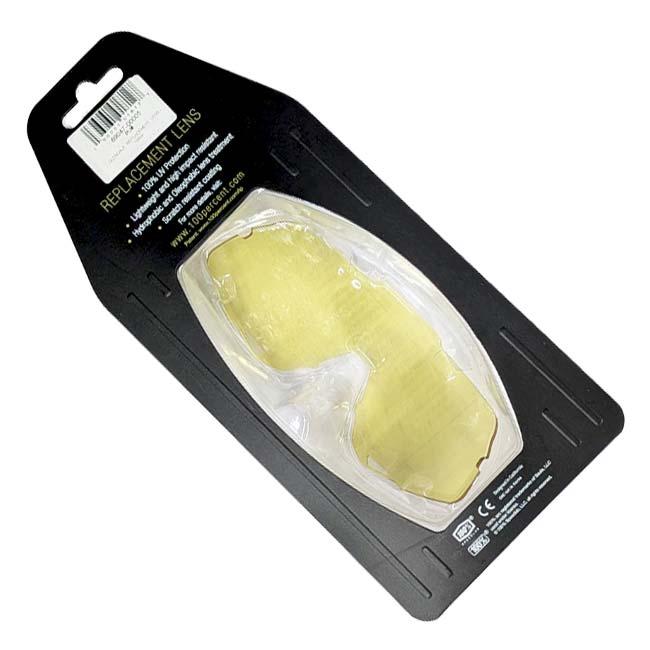 交換用レンズ 100%(ワンハンドレッド) GLENDALE グレンデ−ル用 リプレイスメントレンズ ※本体は別売※ 69047-00005 イエロー(25y12m)_1