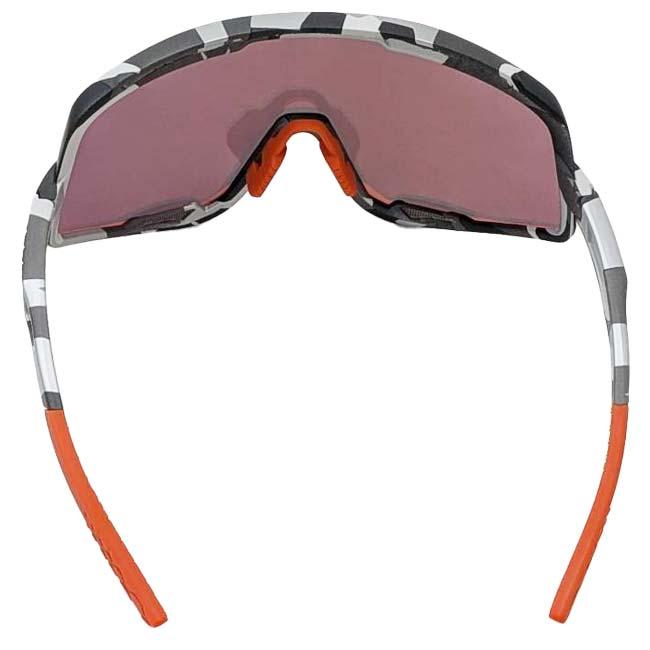 100%(ワンハンドレッド) スポーツサングラス GLENDALE グレンデール HiPER レッド MLミラーレンズ クリアレンズ付 60011-00008 STグレーカモ(25y12m) |  | 02