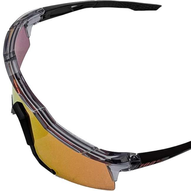 100%(ワンハンドレッド) スポーツサングラス スピードクラフト ハイパー レッドミラーレンズ クリアレンズ付き 60007-10063P PTグレー×マットブラック(25y12m) |  | 03