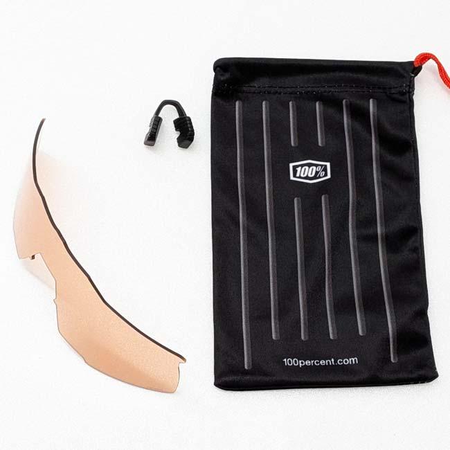 100%(ワンハンドレッド) スポーツサングラス スピードクラフト ハイパー レッドミラーレンズ クリアレンズ付き 60007-10063P PTグレー×マットブラック(25y12m) |  | 04