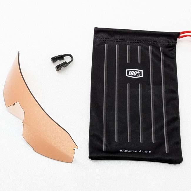 100%(ワンハンドレッド) スポーツサングラス S3 ハイパー レッドミラー