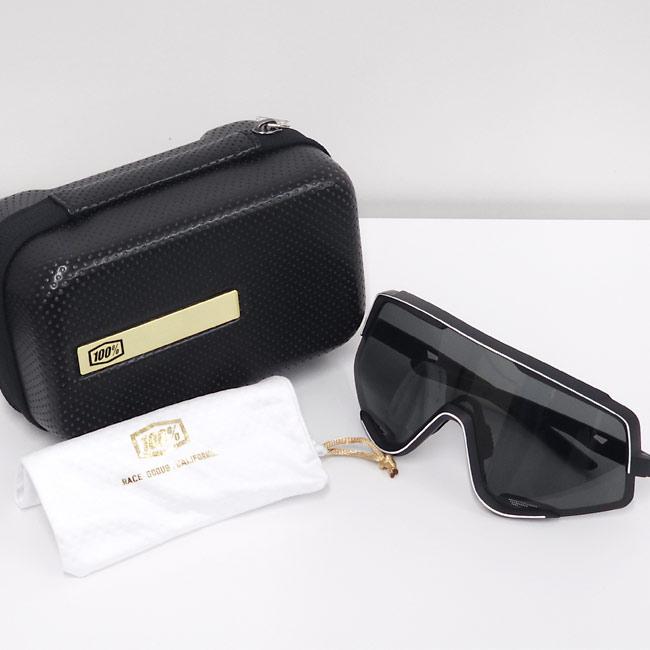 ※正規品※ 100% サングラス スモークレンズ ケース付き スピードクラフト スモークレンズ サングラス【SPEEDCRAFT/スモーク