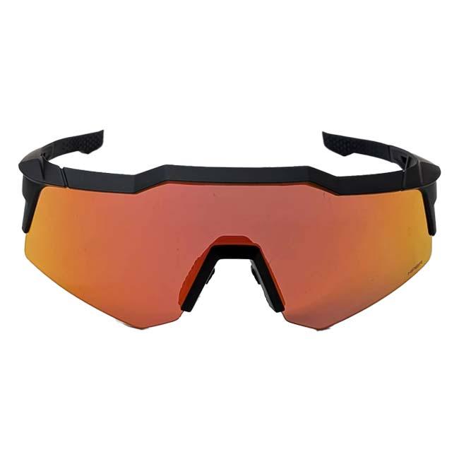 100%(ワンハンドレッド) スポーツサングラス SPEEDCRAFT XS スピードクラフト XS HiPER レッド MLミラーレンズ クリアレンズ付 60009-00008 STブラック(24y12m)の画像