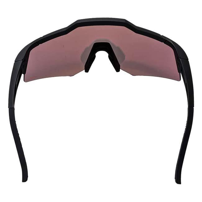 100%(ワンハンドレッド) スポーツサングラス SPEEDCRAFT XS スピードクラフト XS HiPER レッド MLミラーレンズ クリアレンズ付 60009-00008 STブラック(24y12m)の画像