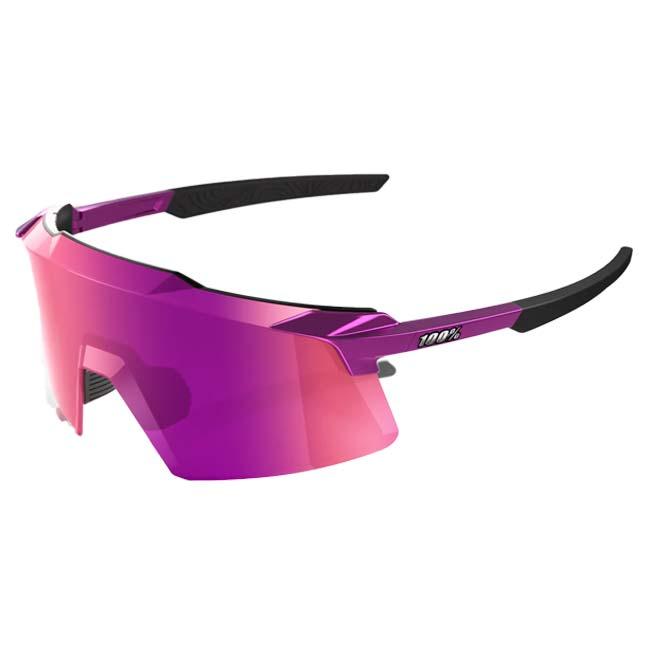 100% Aerocraft ブラック レッド ワンハンドレッド サングラス