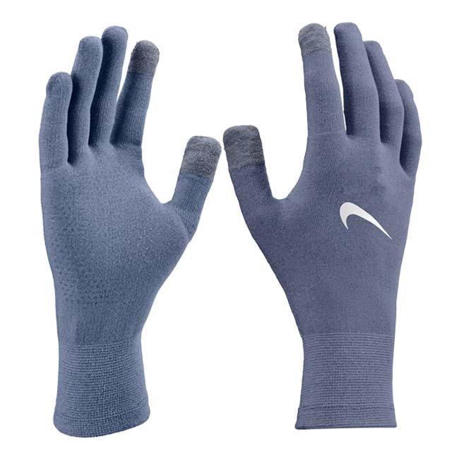 ナイキ(NIKE) ユニセックス Dri-FIT ライトウエイト ニット ランニンググローブ タッチスクリーン対応 RN4004-493 Wインディゴ×ゴースト(26y1m) | NIKE