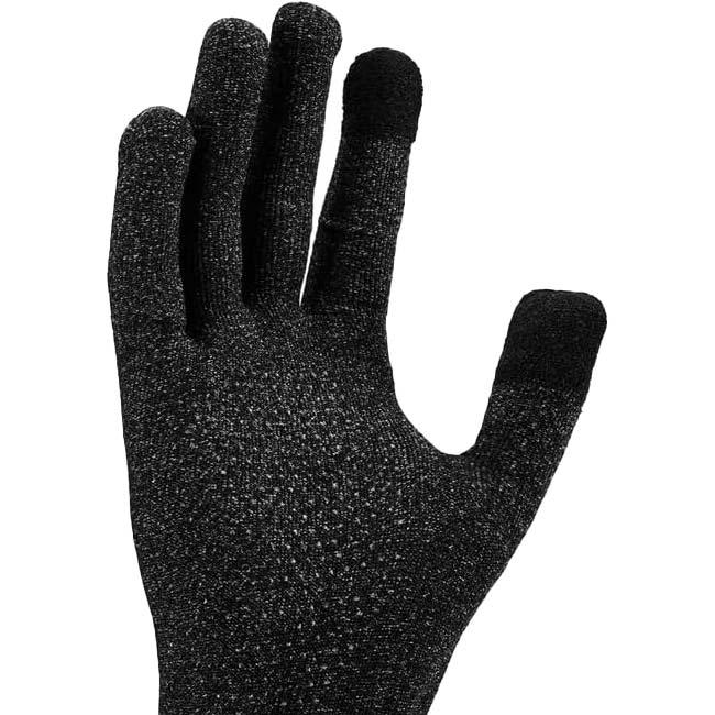 ナイキ(NIKE) ユニセックス Dri-FIT ライトウエイト ニット ランニンググローブ タッチスクリーン対応 RN4004-012 ブラック×サミット×WH(26y1m) | NIKE | 03