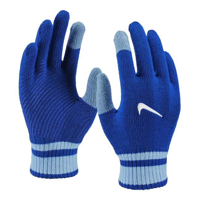 ナイキ(NIKE) ジュニア YOUTH ニットテック グリップ グローブ グラフィック3.0 スマホ対応手袋 CW3031-466 Gロイヤル×LAブルー(26y1m) | NIKE