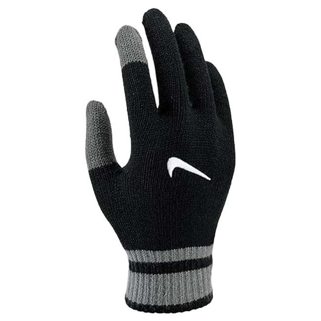 ナイキ(NIKE) ジュニア YOUTH ニットテック グリップ グローブ グラフィック3.0 スマホ対応手袋 CW3031-088 ブラック×スモークグレー(26y1m) | NIKE | 01