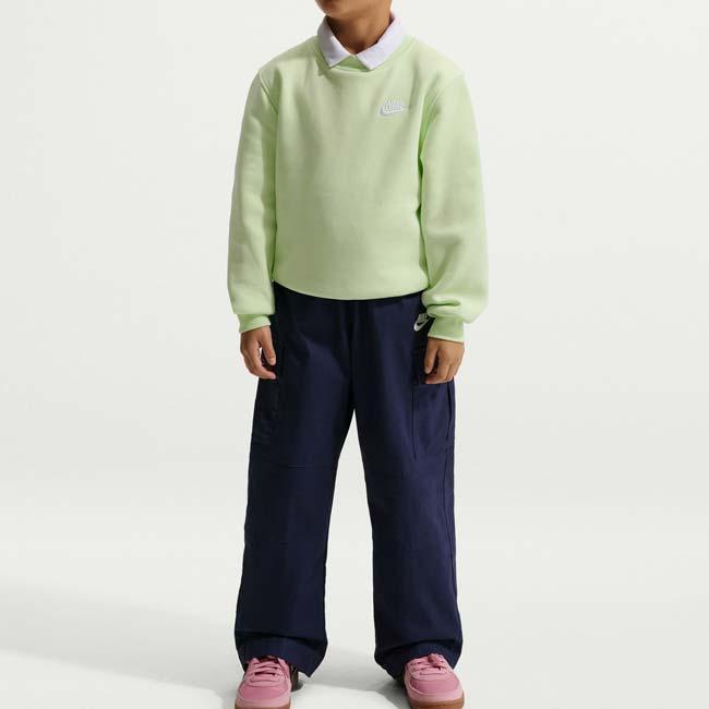 ナイキ(NIKE) 2026 SP ジュニア スポーツウエア クラブ YTH フリース 長袖スウェット トレーナー FD3006-360 ライトリキッドライム×WH(26y2mトレーニング) | NIKE | 04