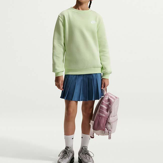 ナイキ(NIKE) 2026 SP ジュニア スポーツウエア クラブ YTH フリース 長袖スウェット トレーナー FD3006-360 ライトリキッドライム×WH(26y2mトレーニング) | NIKE | 05