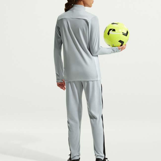 ナイキ(NIKE) 2026 SP ジュニア アカデミー Dri-FIT ロングスリーブ 1／4ジップ サッカードリル 長袖トップ HJ3721-077 Lスモークグレー×BK×WH(26y1mサッカー) | NIKE | 06