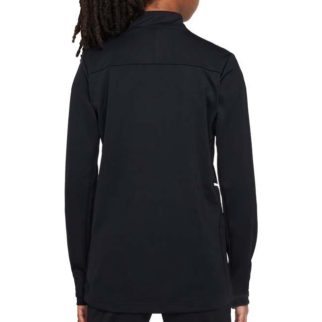 ナイキ(NIKE) 2026 SP ジュニア アカデミー Dri-FIT ロングスリーブ 1／4ジップ サッカードリル 長袖トップ HJ3721-010 ブラック×ホワイト(26y1mサッカー) | NIKE | 01