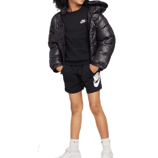 ナイキ(NIKE) 2025 HO ジュニア スポーツウエア クラブ YTH フリース 長袖スウェット トレーナー FD3006-010 ブラック×ホワイト(25y12mトレーニング) | NIKE | 03