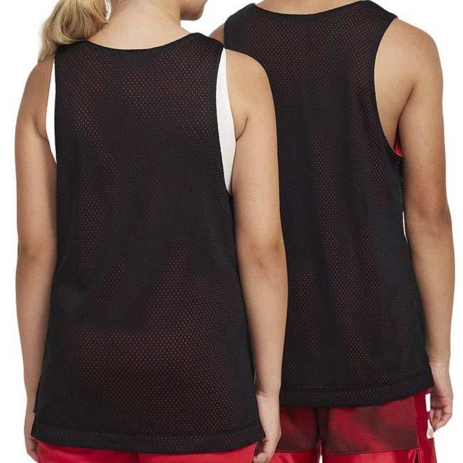 ナイキ(NIKE) 2025 SU ジュニア YTH Dri-FIT リバーシブル ジャージー タンクトップ FZ5242-010ブラック×Uレッド×ホワイト(25y4mバスケ) | NIKE | 03