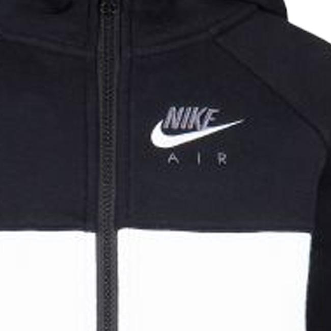 在庫処分特価 ナイキ(NIKE) ジュニア(ボーイズ) AIR フリース フード付きジャケット 86F973-RIN ブラック×Uレッド 並行輸入品 | NIKE | 02