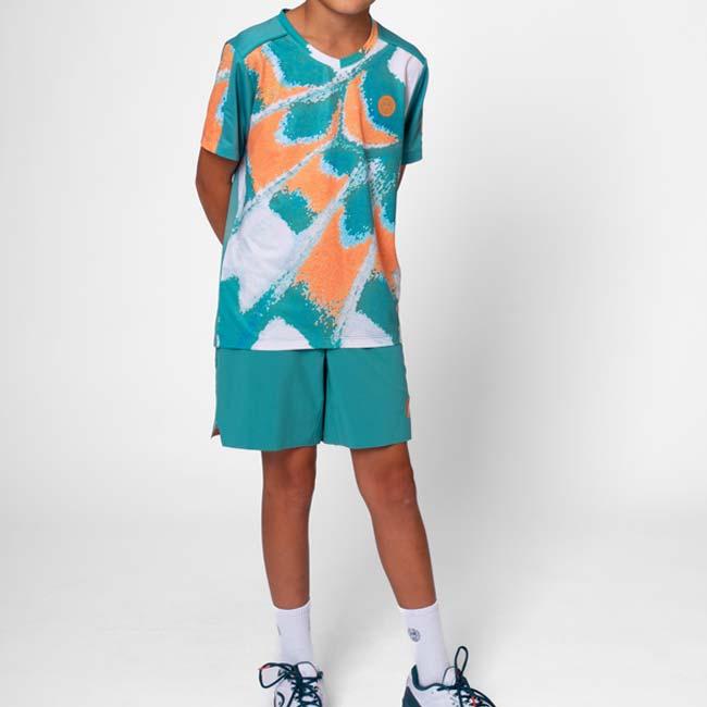 BIDI BADU(ビディバドゥ) 2025n SP ジュニア(ボーイズ) MELBOURNE メルボルン 全豪オープン Vネック ゲームシャツ B1620046-PTOR(24y12mテニス用ゲームウェア) |  | 08