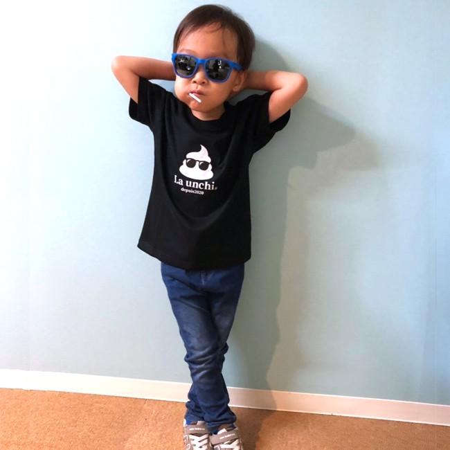 全9色 La Unchi(ラウンチ) キッズ・ジュニア アイコンプリント ハイクオリティTシャツ コットンTシャツ LUJT001 |  | 09