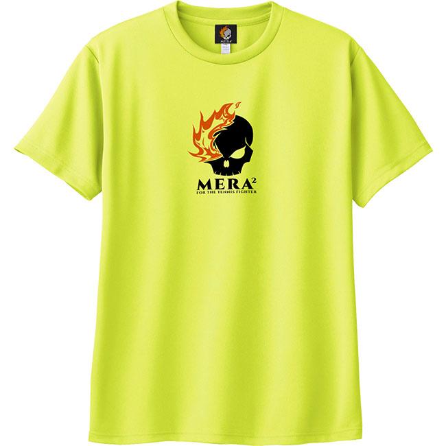 売切り終了 大特価  MERA2(メラメラ) ジュニア ベーシックロゴ フロントプリント ドライＴシャツ MRJT001(22y8mテニス) |  | 04