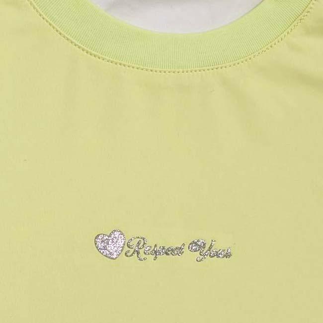 ジュニア(ガールズ) テニスウエア ボタニカル柄 半袖Tシャツ スコートセット 上下組 TE319997 レモンイエロー(26y4mテニス) |  | 04
