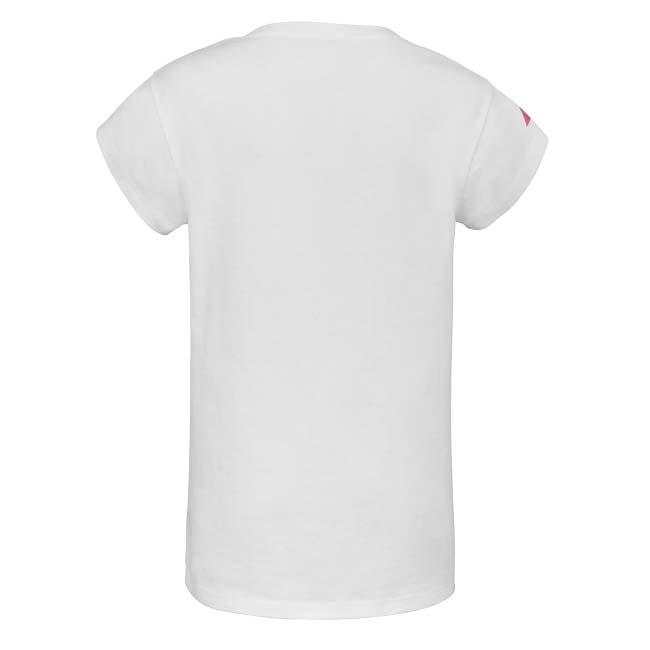 バボラ(Babolat) 2024 ジュニア(ガールズ) EXERCISE エクササイズ 綿混素材 テニス 半袖Tシャツ 4GS24444-1000 ホワイト(24y2mテニス) | Babolat | 01
