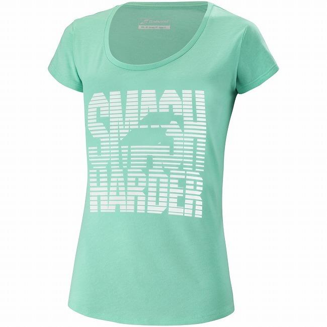 バボラ(Babolat) ジュニア(ガールズ) EXERCISE エクササイズ メッセージ 半袖Tシャツ 4GS21445-8003 コッカトゥーヘザー(21y5mテニス) | Babolat