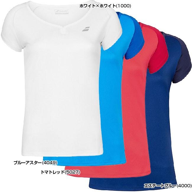 バボラ(Babolat) ジュニア(ガールズ) PLAY(プレー) ラグラン袖 ゲームシャツ 3GP1011(20y2mテニス) | Babolat | 01