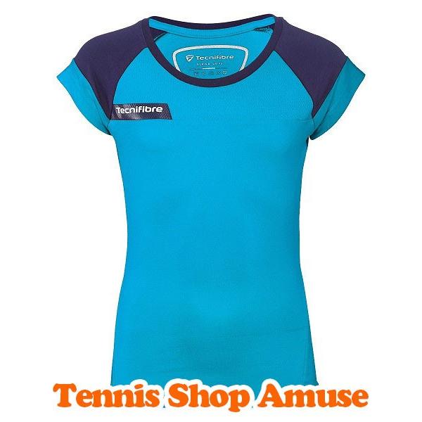 在庫処分特価 テクニファイバー(Tecnifibre) ジュニア(ガールズ) F1 ストレッチクルーゲームシャツ 22LAF1(AZ／OR／NA)8(A／B／C) (17y8m) |  | 01