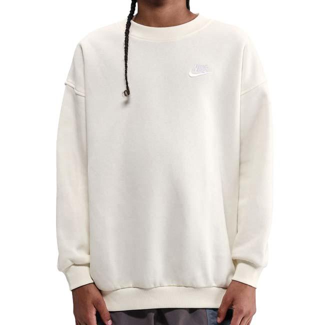 ナイキ(NIKE) 2025 HO ジュニア(ガールズ) スポーツウエア クラブ YTH フリース オーバーサイズ スウェット トレーナー FD2923-047 ソフトパール×WH(25y12m) | NIKE