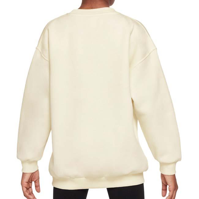 ナイキ(NIKE) 2025 HO ジュニア(ガールズ) スポーツウエア クラブ YTH フリース オーバーサイズ スウェット トレーナー FD2923-047 ソフトパール×WH(25y12m) | NIKE | 01