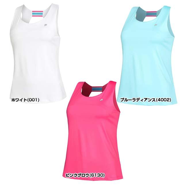 FILA(フィラ)ジュニア(ガールズ( ALISSA(アリッサ) ゲームタンクトップ FJX231114(23y4mテニス) | FILA | 01