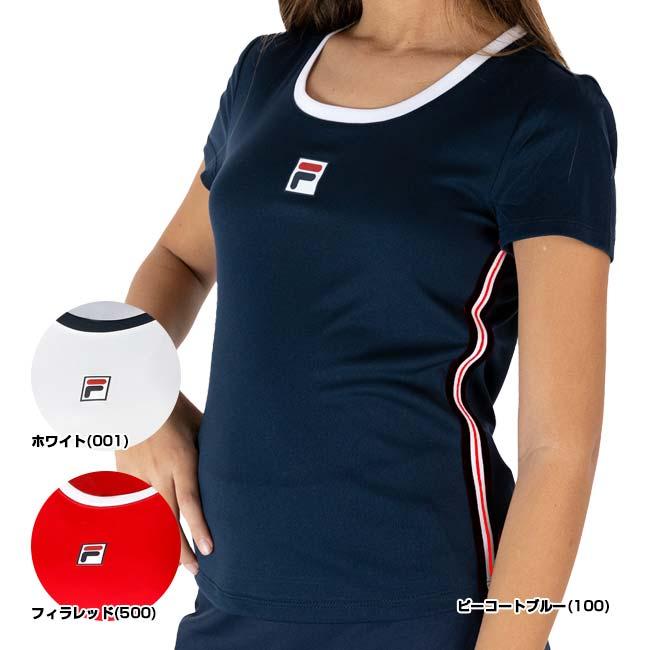 FILA(フィラ) ジュニア(ガールズ) ルーシー(LUCY) ゲームシャツ FJL212130E(23y1mテニス) | FILA | 01