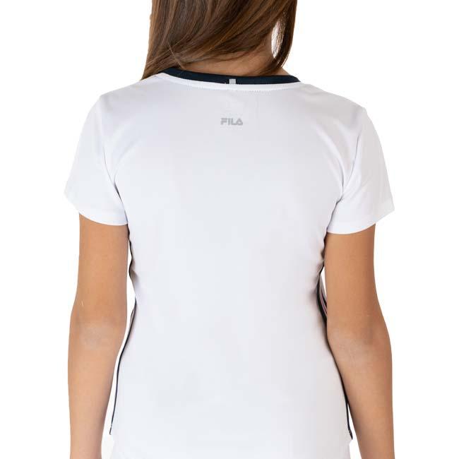 FILA(フィラ) ジュニア(ガールズ) ルーシー(LUCY) ゲームシャツ FJL212130E(23y1mテニス) | FILA | 04