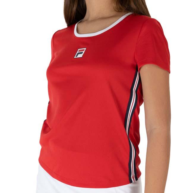 FILA(フィラ) ジュニア(ガールズ) ルーシー(LUCY) ゲームシャツ FJL212130E(23y1mテニス) | FILA | 06