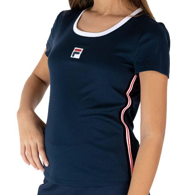 FILA(フィラ) ジュニア(ガールズ) ルーシー(LUCY) ゲームシャツ FJL212130E(23y1mテニス) | FILA | 09