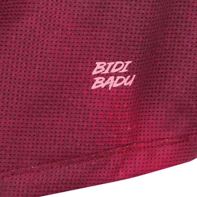 BIDI BADU ビディバドゥ 2026 FW ジュニア ガールズ Freeze Out キャップスリーブ ゲームシャツ BB80052-9050 AOPワインレッド テニス用ゲームウェア |  | 05