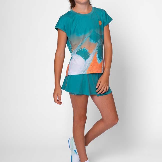 BIDI BADU(ビディバドゥ) 2025 SP ジュニア(ガールズ) MELBOURNE 全豪オープン キャップスリーブ ゲームシャツ G1620031-PTOR(24y12mテニス用ゲームウェア) |  | 10