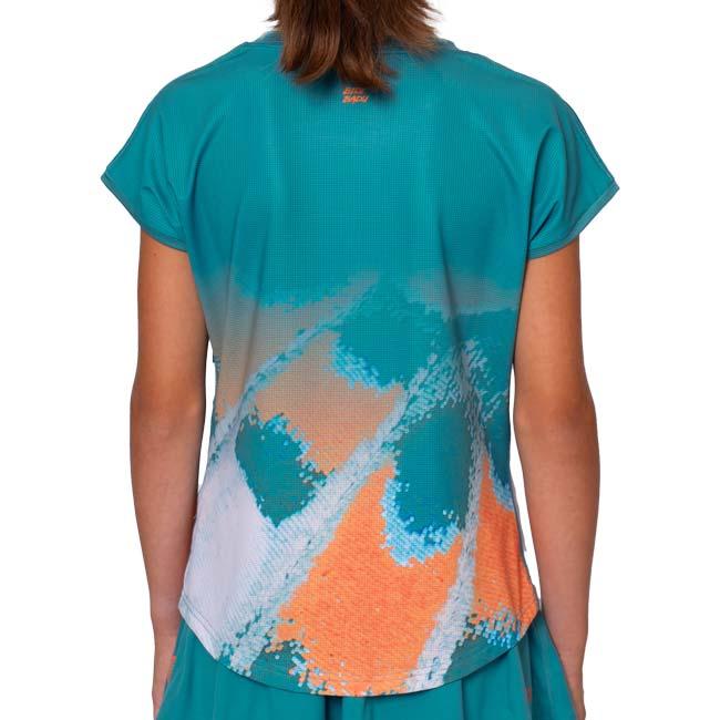 BIDI BADU(ビディバドゥ) 2025 SP ジュニア(ガールズ) MELBOURNE 全豪オープン キャップスリーブ ゲームシャツ G1620031-PTOR(24y12mテニス用ゲームウェア) |  | 01