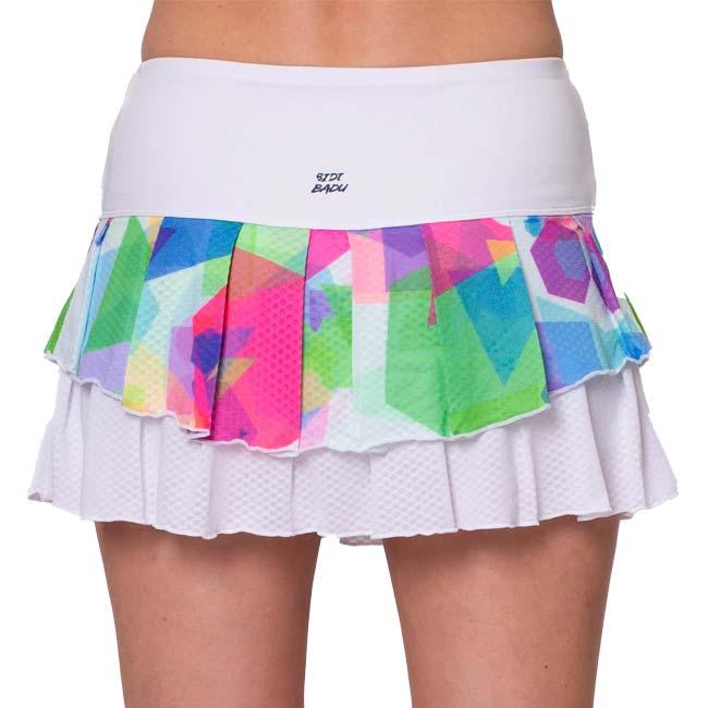 BIDI BADU(ビディバドゥ) 2025 SP ジュニア(ガールズ) KALEIDO カレイド プリーツ ゲームスコート G1390018-WHMXホワイト×MX(24y12mテニス用ゲームウェア) |  | 01