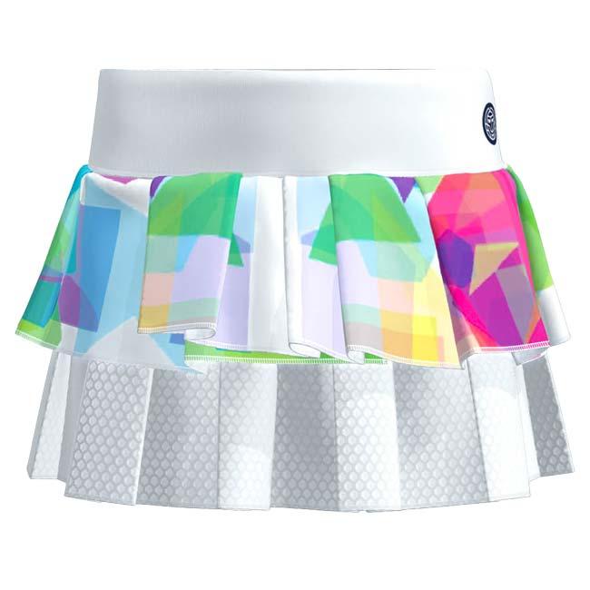 BIDI BADU(ビディバドゥ) 2025 SP ジュニア(ガールズ) KALEIDO カレイド プリーツ ゲームスコート G1390018-WHMXホワイト×MX(24y12mテニス用ゲームウェア) |  | 02