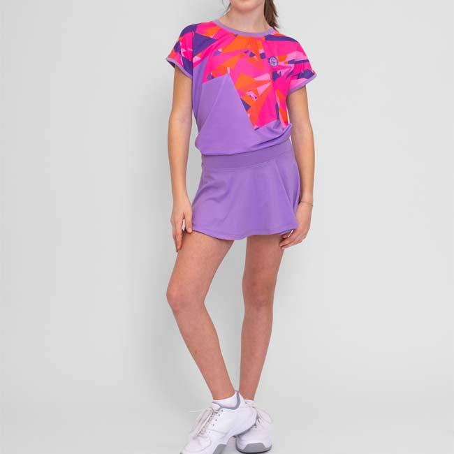 BIDI BADU(ビディバドゥ) 2024 FA ジュニア(ガールズ) SPIKE ウェービー ゲームスコート G1390011-LIPK ライラック×ピンク(24y6mテニス用ゲームウェア) |  | 07