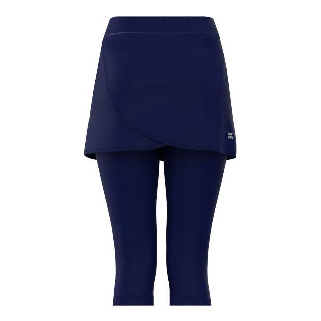 BIDI BADU(ビディバドゥ) ジュニア(ガールズ) CREW スカプリ スカート付き カプリパンツ 定番  G1410002-DBL ダークブルー(23y2mテニス) |  | 01