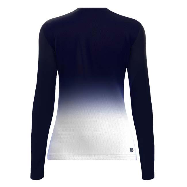 40%OFF在庫処分特価 BIDI BADU(ビディバドゥ) ジュニア(ガールズ) CREW グラディエント 長袖Tシャツ 定番  G1330001-DBLWH ダークブルー×WH(23y2mテニス) |  | 01
