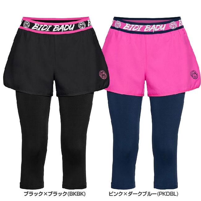 在庫処分特価 BIDI BADU(ビディバドゥ) ジュニア(ガールズ) フローラ(Flora) ショプリ ショートパンツ付きカプリパンツ G318034203(20y7mテニス)定番 |  | 01