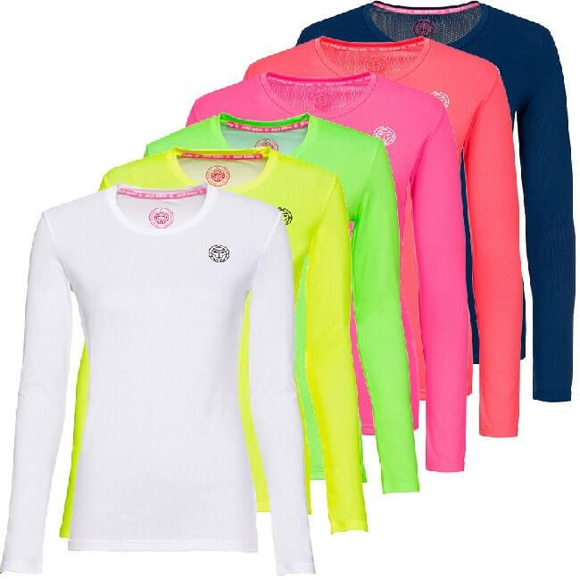 在庫処分特価 BIDI BADU(ビディバドゥ) ジュニア(ガールズ) ミーナ(Mina) テック ラウンドネック ロングスリーブ 長袖Tシャツ G228029203 テニス定番 | 